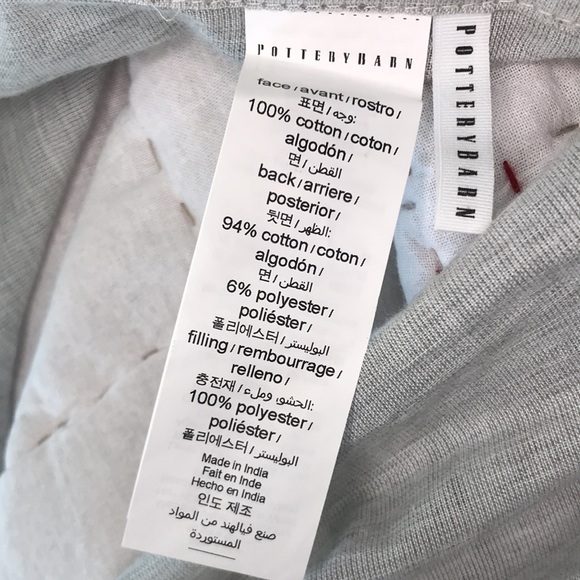 Set(3) Pottery Barn velvet box stitch shams merlot - Picture 7 of 11